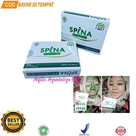 Jual Spirulina Blister Nasa Kapsul Spira Masker Shopee Indonesia