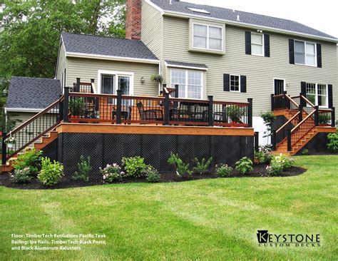 Landscaping Around Deck Lattice Landscape Architecture Modern Park Design