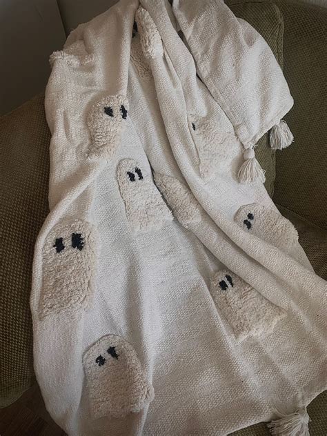 Ghost Blanket Halloween Bedroom Fall Halloween Decor Fall Blanket