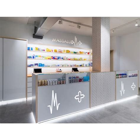 LUX Customized Modern Interior Decoration Retail Display Pharmacy Store Design Ideas, View ...