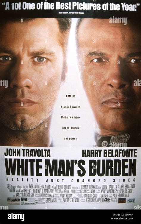 WHITE MAN'S BURDEN, US poster, from left: John Travolta, Harry ...