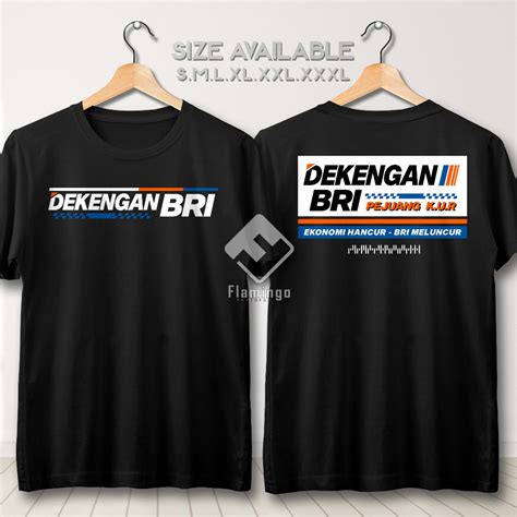 Jual Kaos Dekengan BRI Ekonomi Hancur BRI Meluncur Baju Distro