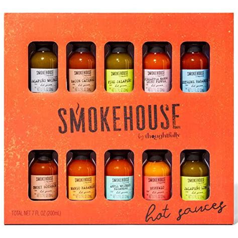 Smokehouse Hot Sauce Sampler Gift Set Variety Of Natural Flavors Food Challenge Set Of