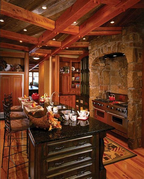 53 Sensationally rustic kitchens in mountain homes