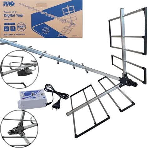 Antena Para Tv Rural - Antena Tv Para Zona Rural Máximo Alcance + Amplificador 30db ...