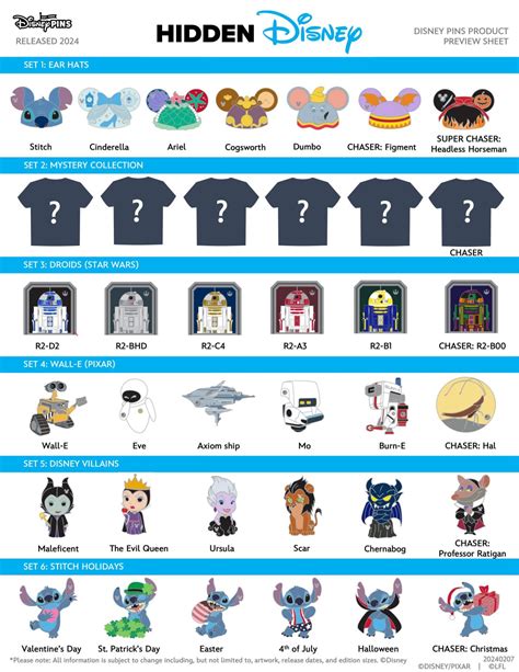 Hidden Disney 2024 Pin Series Disney Pins Blog