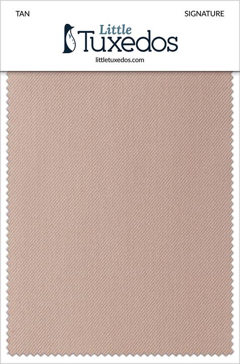 Tan Signature Fabric Swatch – LittleTuxedos.com