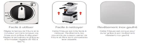 Tefal fr5101 Friteuse Filtra Pro Inox and Design minuterie isolé