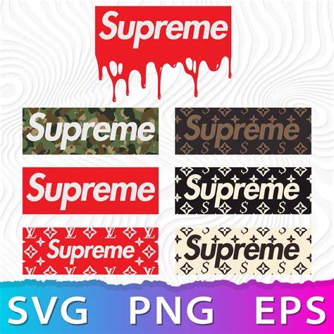 Supreme Logo SVG Supreme PNG LV Supreme Logo Supreme Symb Inspire