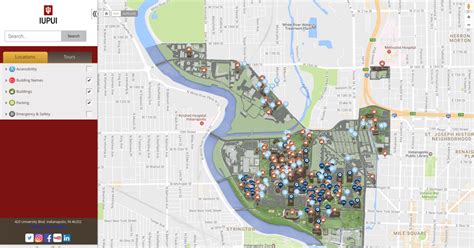 IUPUI Campus Map