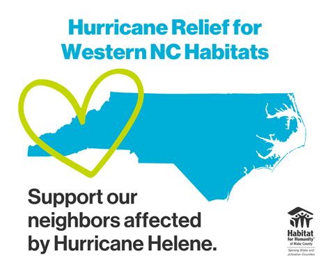 Hurricane Helene Relief Support | Habitat for Humanity Wake County