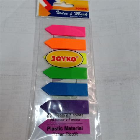 Jual Penanda Pembatas Buku Panah Mark Note Warna Im Joyko