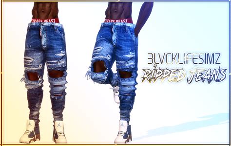 Sims 4 Urban Jeans CC