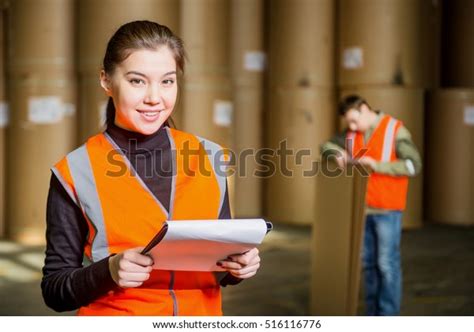 Paper Mill Factory Workers Stock Photo 516116776 | Shutterstock