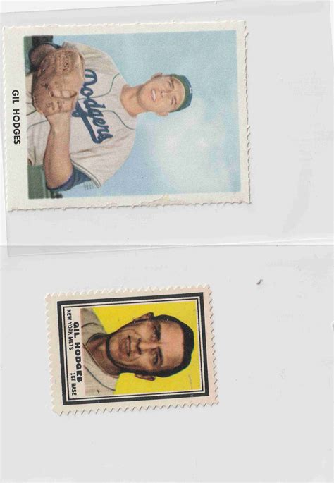 Sportlots Auctions 1962 Topps Stamp Gil Hodges High Grade Bonus