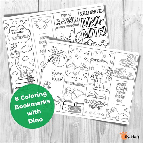 Printable Bookmarks With Quotes to Color Cute Coloring - Etsy