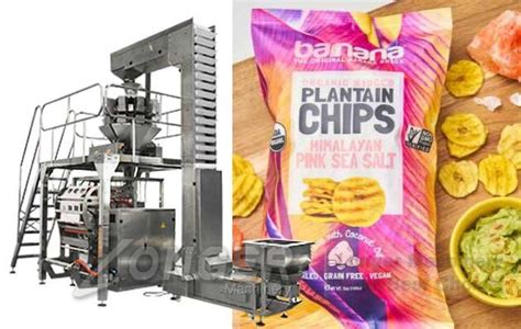 Automated Plantain Banana Chips Packaging Machine For Sale Chip