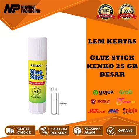 Jual LEM KERTAS GLUE STICK KENKO 25 GR 25GR BESAR Shopee Indonesia