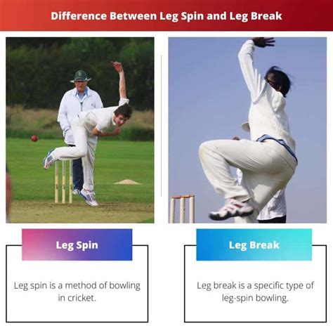 Leg Spin vs Leg Break: Difference and Comparison