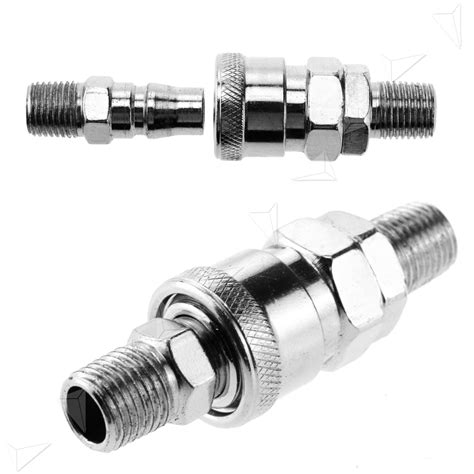 Pcs Bsp Air Line Hose Fittings Coupler Bayonet Connectors Male