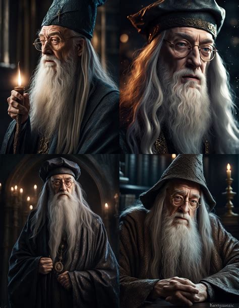 Albus Dumbledore Of Harry Potter And The Philosopher Stone Dark