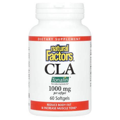 Natural Factors Cla Tonalin Linoleic Acid Softgels 60 Count 60 Count