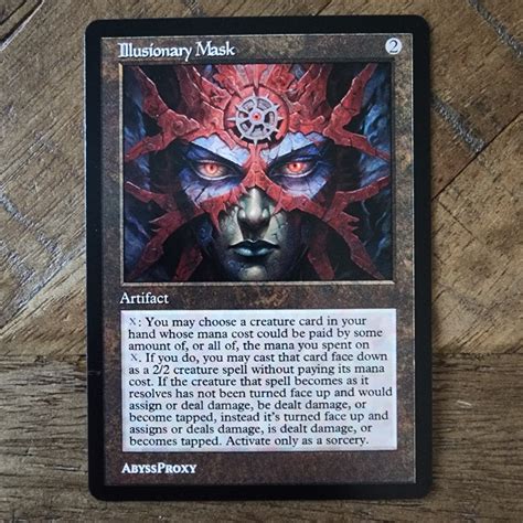 Illusionary Mask A Mtg Abyss Proxy Shop Enhance Your Commander