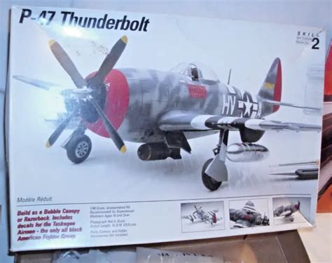 Testors Republic P Thunderbolt Wwii Aircraft Model Kit Eur