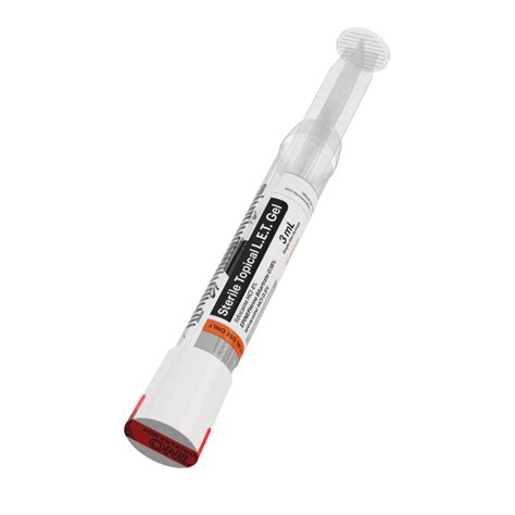 Sterile Topical L.E.T. Gel | 3mL unit dose (10-packs)