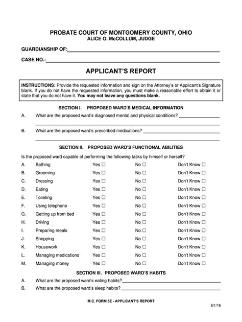 Fillable Online Mcohio Applicant S Report Mcohio Org Fax Email Print