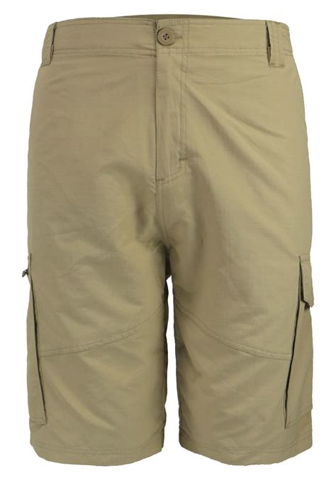 Wholesale Mens Ripstop 100 Nylon Cargo Shorts Beige 30 40 Sku