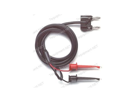 Pomona 3786 C 18 Double Banana Plugs To Minigrabber Test Clips On Rg58c