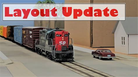 Layout Update August Large Ho Scale Model Railroad Switching