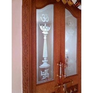 Pooja Door Glass Designs Sanideas