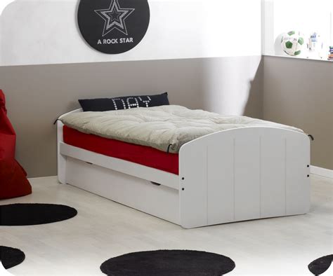 Pack Lit Gigogne Dream In Blanc X Cm Avec Matelas Ma Chambre D