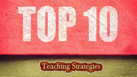 Top 10 Evidence Based Teaching Strategies Ppt