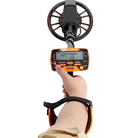 VEVOR Metal Detector for Adults & Kids, 10 Inch Waterproof Search Coil ...