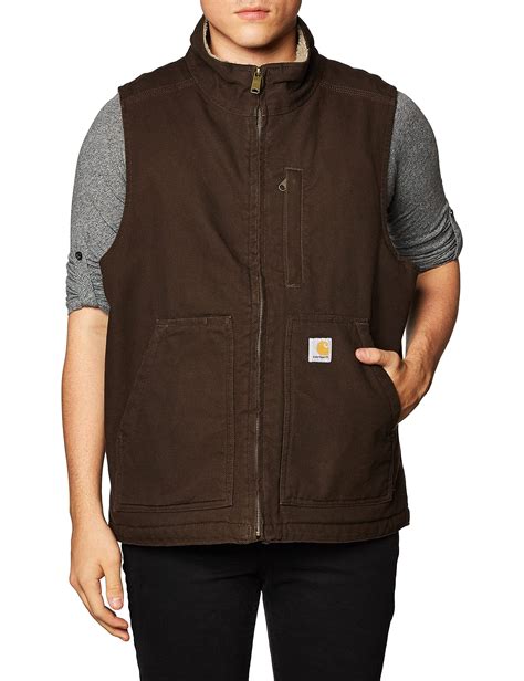 Carhartt Mens Sherpa Lined Mock Neck Vest