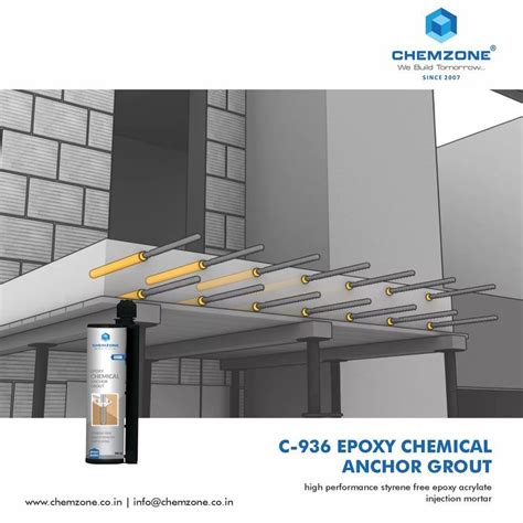 C Epoxy Chemical Anchor Grout Chemical Anchors Epoxy Styrene