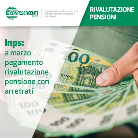 Inps A Marzo Pagamento Rivalutazione Pensioni Con Arretrati