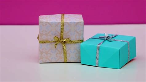 DIY Origami Gift Box with Cover - Very Easy - Thaitrick