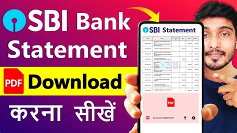 Sbi Bank Statement Kaise Nikale Sbi Statement Pdf Download Sbi