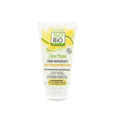 So Bio Tic Clean Yuzu Gel Esfoliante Anti Imperfei Es Ml