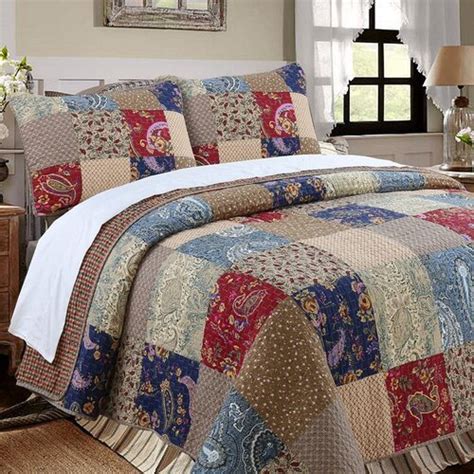 August Grove® Hyler Cotton Patchwork Quilt Set And Reviews Wayfair