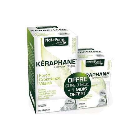 Nat Form Activ Kéraphane 180 60 Gélules Livraison de parapharmacie