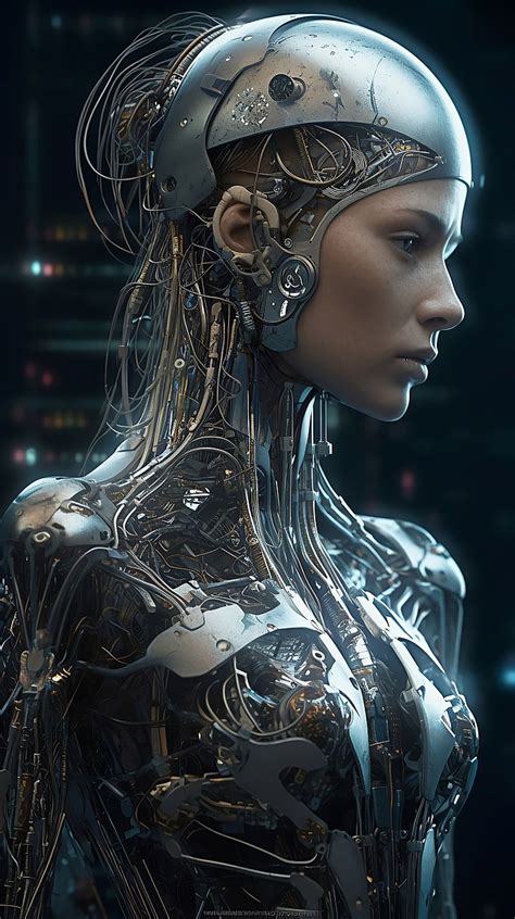 Ai Generované Cyborg Ženský Obrázek Zdarma Na Pixabay Pixabay