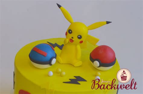 Pok Mon Torte Mit Pikachu Und Ash Jennys Backwelt