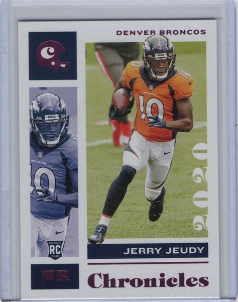 2020 Panini Chronicles Jerry Jeudy Pink Rookie EBay