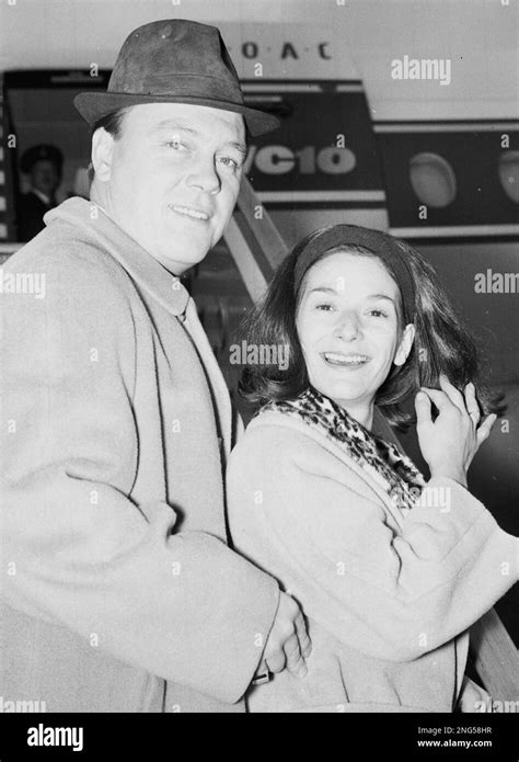 British Singer Matt Monro And His Wife Mickie Are Seen At London