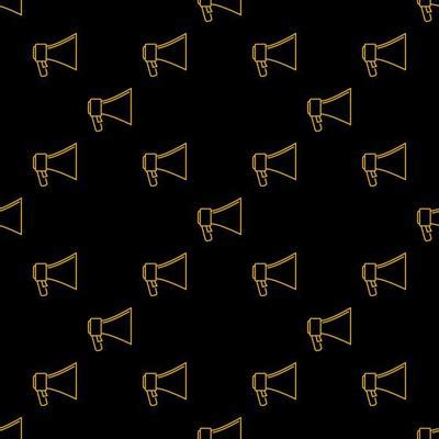 Megaphone Pattern Vector Art, Icons, and Graphics for Free Download